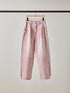 HIGH RISE TUCK WIDE PANTS / PINK /Y252-31064